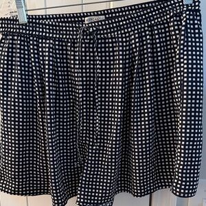 J. Crew Black and White Checkered Women Shorts